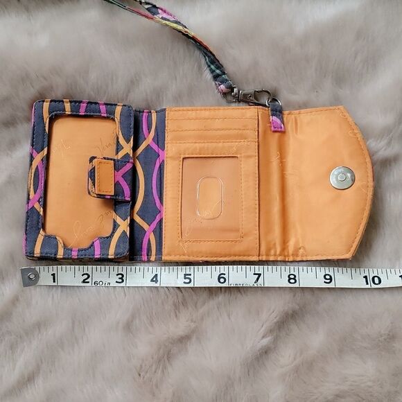 VERA BRADLEY JAZZY BLOOMS PATTERN SMALL WALLET AND PHONE CASE - Picture 9 of 9